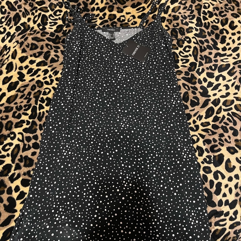 Black and White Polka Dot Dress